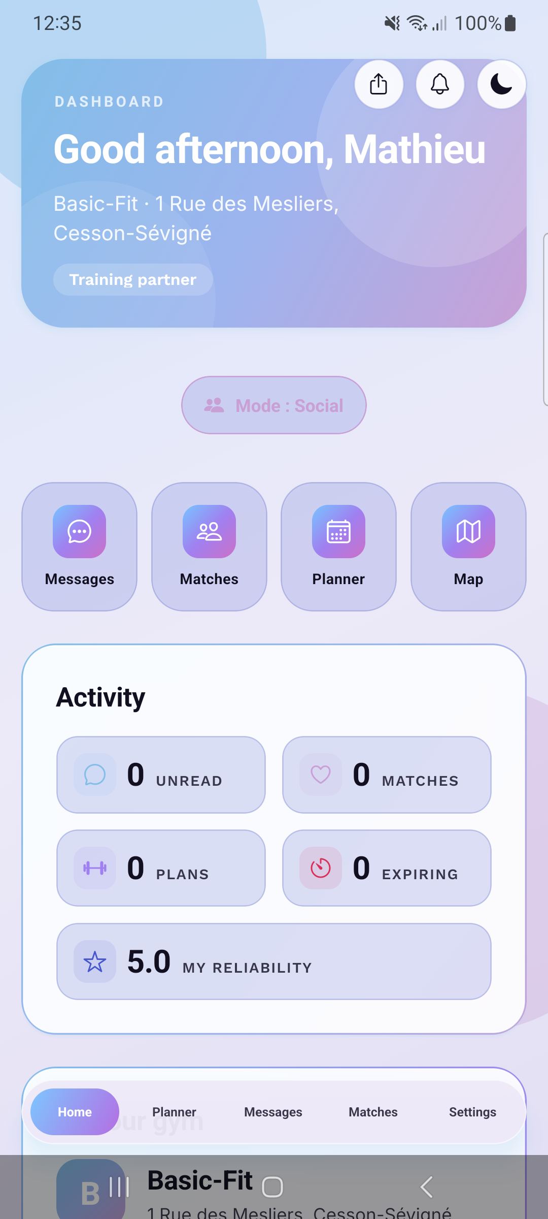 Light Theme Dashboard